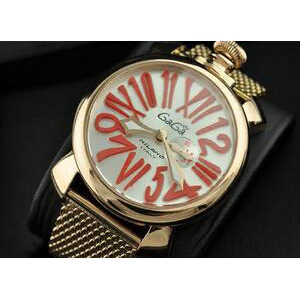 ガガミラノ腕時計 GaGaMILANO  サファイヤクリスタル風防 ステンレス ケース 男性用腕時計 ステンレス
