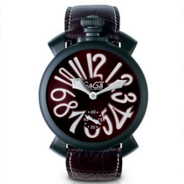 落ち着いた雰囲気あるガガミラノ コピーマニュアーレ マヌアーレ 48mmブラウン5012.04S　腕時計