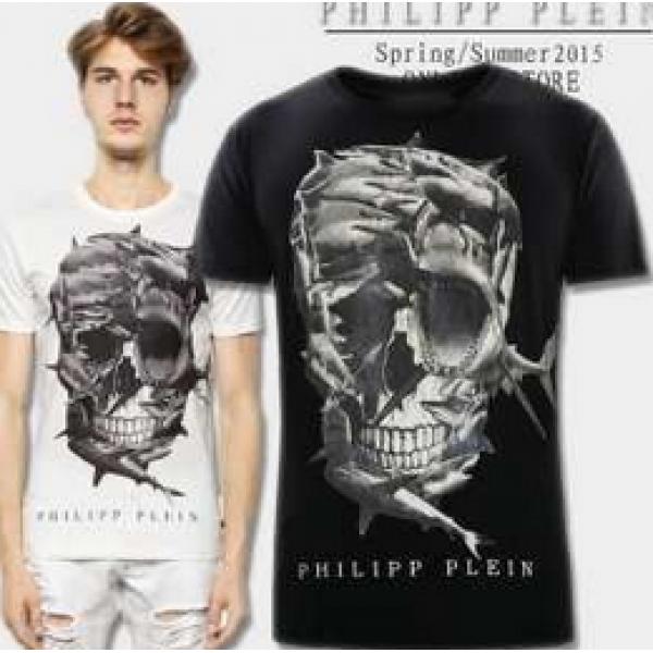 完売　激安2021春夏 欧米韓流/雑誌 PHILIPP PLEIN フィリッププレイン 半袖Tシャツ 2色可選