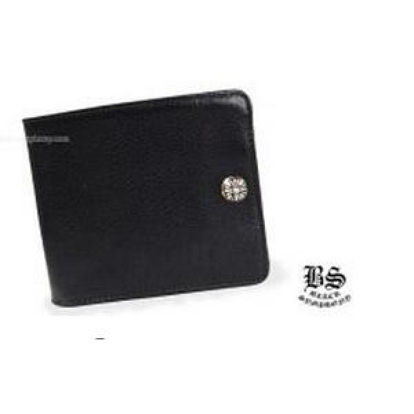 定番のアイテム　クロムハーツ 1スナップ クロスボタン 財布　デザイン性が高いレザー　財布.