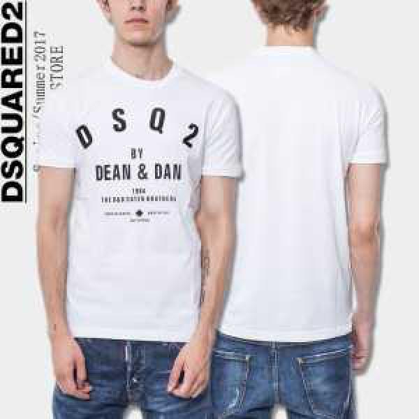 DSQUARED2 ディースクエアード2021春夏 半袖Tシャツ 大人の個性を。 2色可選
