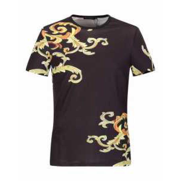 ヴェルサーチ VERSACE 17春夏 半袖Tシャツ 2色可選 優れたデザイン性