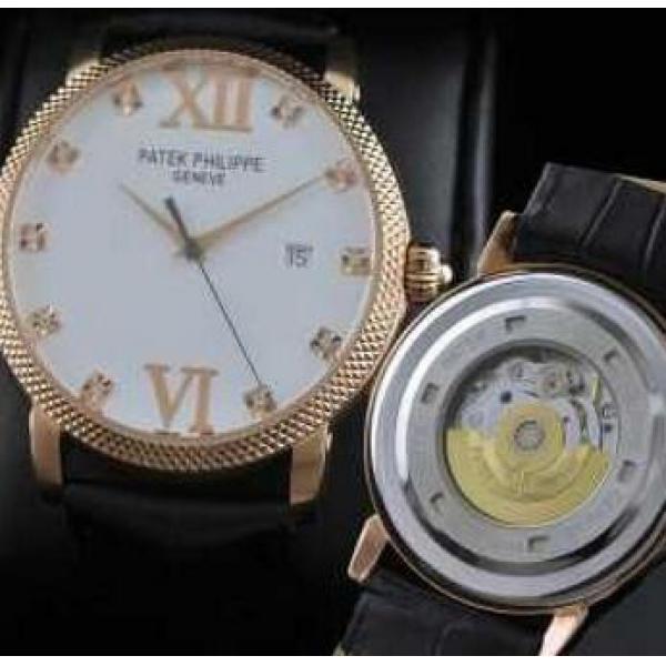 貴重なPATEK PHILIPPEパテックフィリップ時計 メンズ　腕時計皮革ベルト