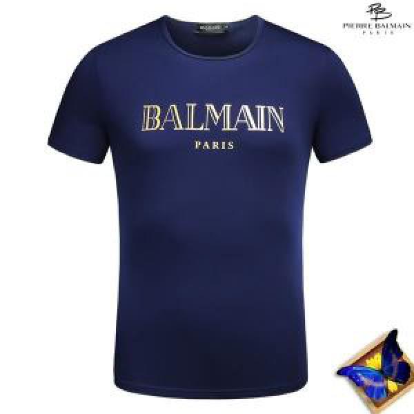 多色 細身のシルエット 数量限定新品 2021春夏 BALMAIN バルマン 半袖Tシャツ