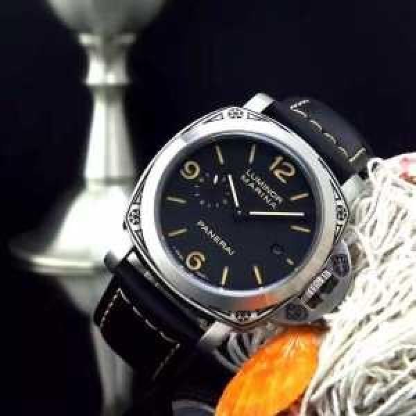 コスパ最高のプライス2019 PANERAI パネライ 3針クロノグラフ 日付表示腕時計
