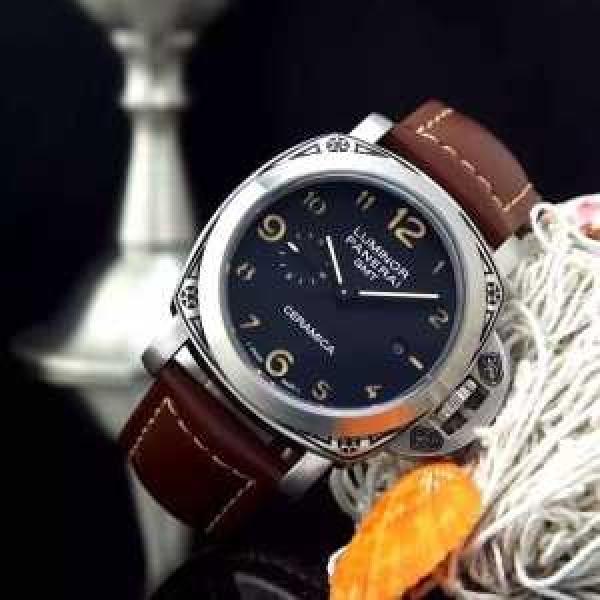 洗練された2019 パネライ  PANERAI 3針クロノグラフ 日付表示 腕時計