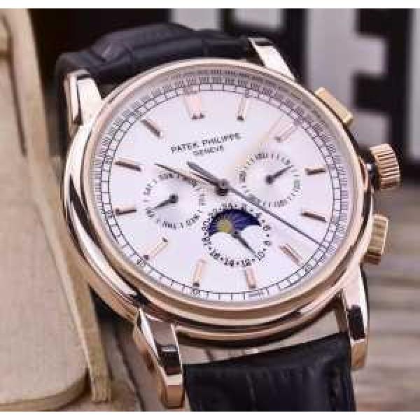 雑誌掲載アイテム 2019 Patek Philippe パテックフィリップ 6針クロノグラフ 男性用腕時計 多色