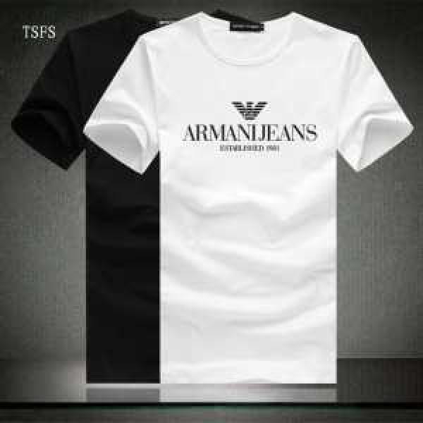 おすすめ/オススメ 2021春夏 ARMANI アルマーニ 人気通販 半袖Tシャツ 2色可選