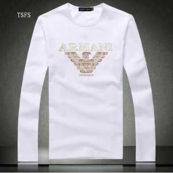 2021秋冬 アルマーニ 人気通販 ARMANI ランキング商品  長袖Tシャツ 2色可選