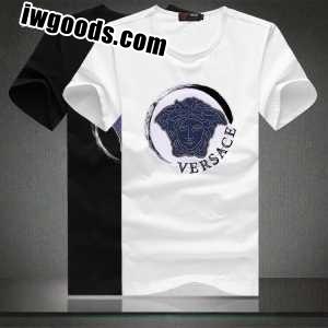 超お買い得！   2022春夏  ヴェルサーチVERSACE 半袖Tシャツ 2色可選 www.iwgoods.com