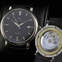 スイスムーブメント 3針  自動巻き 日付表示 夜光効果  男性用腕時計 IWC ク...
