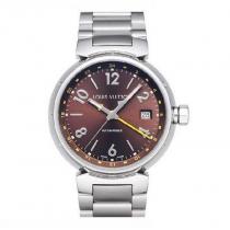 ルイウィトン時計 偽物、タンブール GMT 腕時計 メンズ