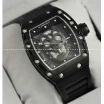 新着　RICHARD MILLE リシャール ミル　RM011 3848852自動巻き腕時計　カーボンコンポジット×ラバーベルト