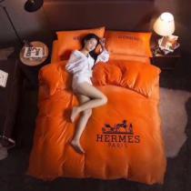 エルメス HERMES 2021新作 オリジナル 寝具セット 2色可選 4点セット