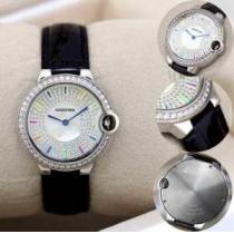 大特価  2019 CARTIER カルティエ サファイヤクリスタル風防 35mm 女性用腕時計 多色 2203800