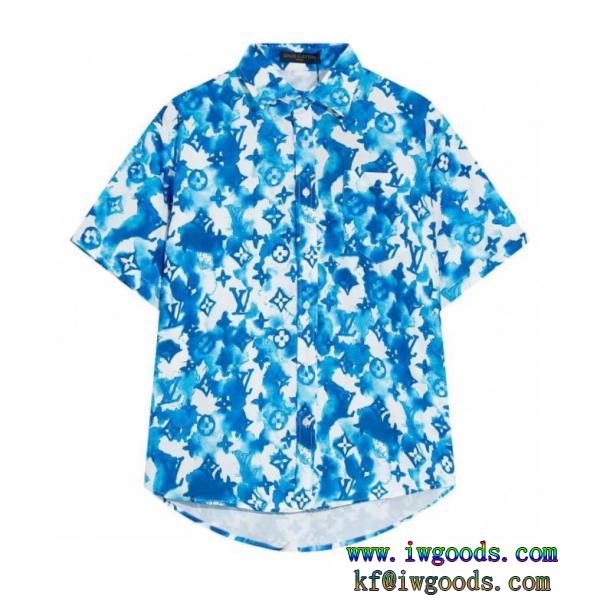 （ヨーロッパサイズ）ブランド コピー 安心半袖シャツ通気性のいい最新作ルイヴィトン