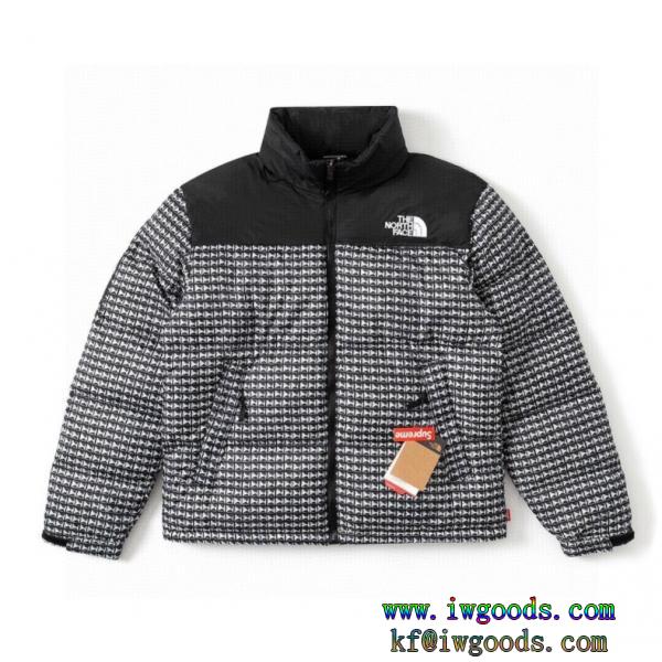 Supreme Tnf Studded Nuptse Jacket偽 ブランド 今季流行りの人気新作話題沸騰ダウンジャケットジャケット