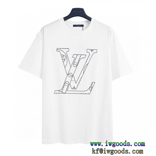 偽 ブランド期間限定VIPセール実用的ながら手頃な価格ルイヴィトンLOUIS VUITTON半袖Tシャツ【ユニセックス】