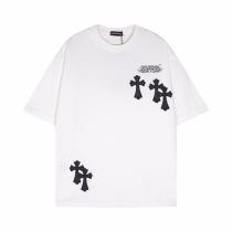 CHROME HEARTSクロムハーツ x OFF WHITE半袖Tシャツ【ユニセッ...