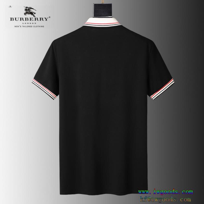 BURBERRY低価格大胆なデザインブランド 偽物 激安 通販ラペル半袖