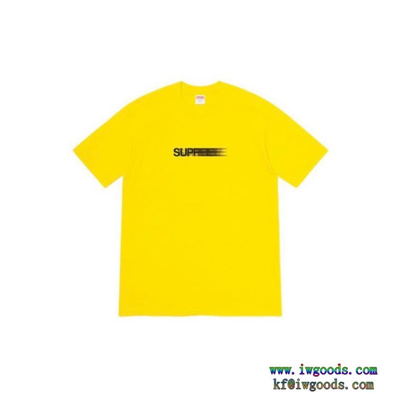 Supreme Week18 Motionブランド レプリカ実用的ながら手頃な価格在庫あり即発ルーズフィット 半袖tシャツ