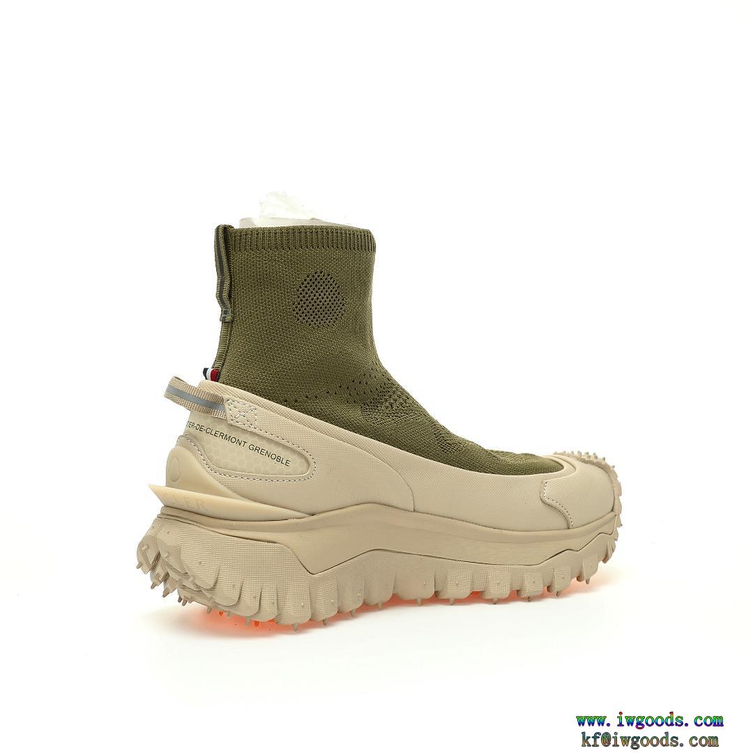 モンクレールMoncler Trailgrip Knit Gore-Tex男女の靴 アウトドア登山用スニーカースーパー コピー ブランド 通販