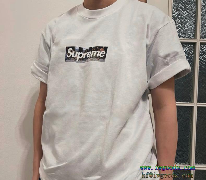 半袖tシャツ(男女兼用)Supreme 21ss Milan Box Logo Tee人気☆夏にお勧めロゴが素敵ブランド 通販 激安