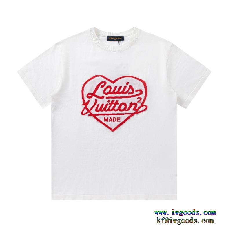 ルイヴィトンLOUIS VUITTON半袖tシャツ軽やかな印象夏の最新ファッションブランド フェイク
