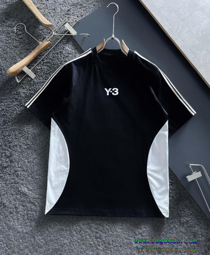 残りサイズわずか今シーズンのトレンドアイテム半袖tシャツY-3通販 ブランド