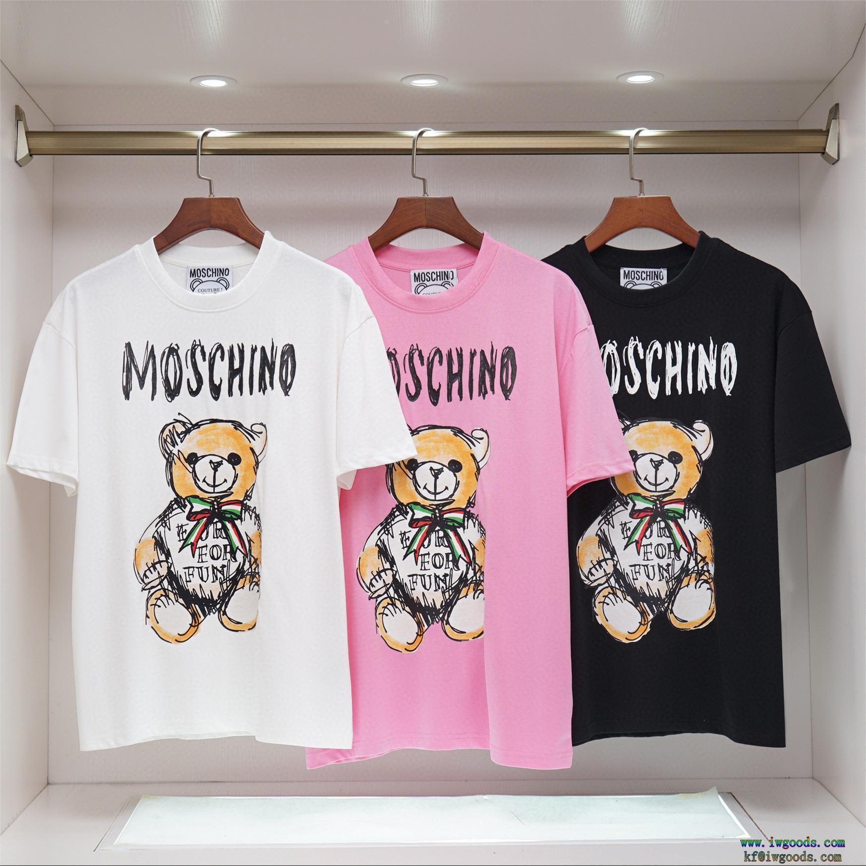 MOSCHINO モスキーノ半袖Tシャツ激安 ブランド 通販,半袖Tシャツブランド コピー 販売