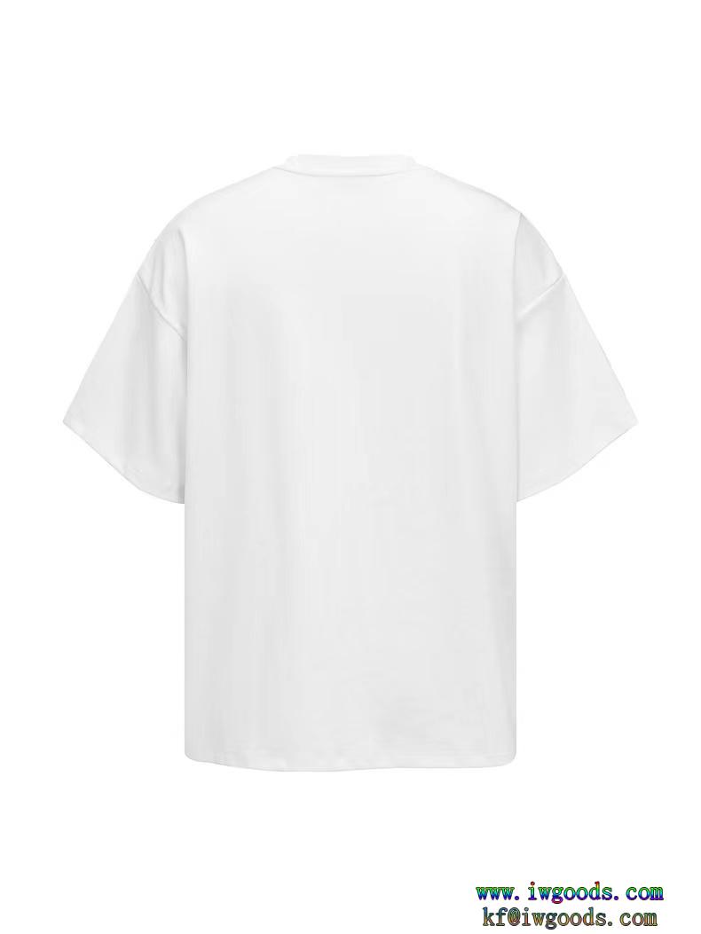 人気ブランド切りっぱなしデザインブランド スーパー コピー 舗MOSCHINO モスキーノ半袖Tシャツ