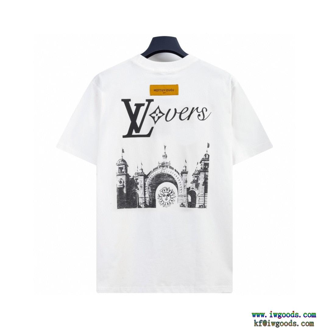 大人気セール最安値半袖Tシャツ【ユニセックス】偽物 ブランド ショップルイヴィトンLOUIS VUITTON