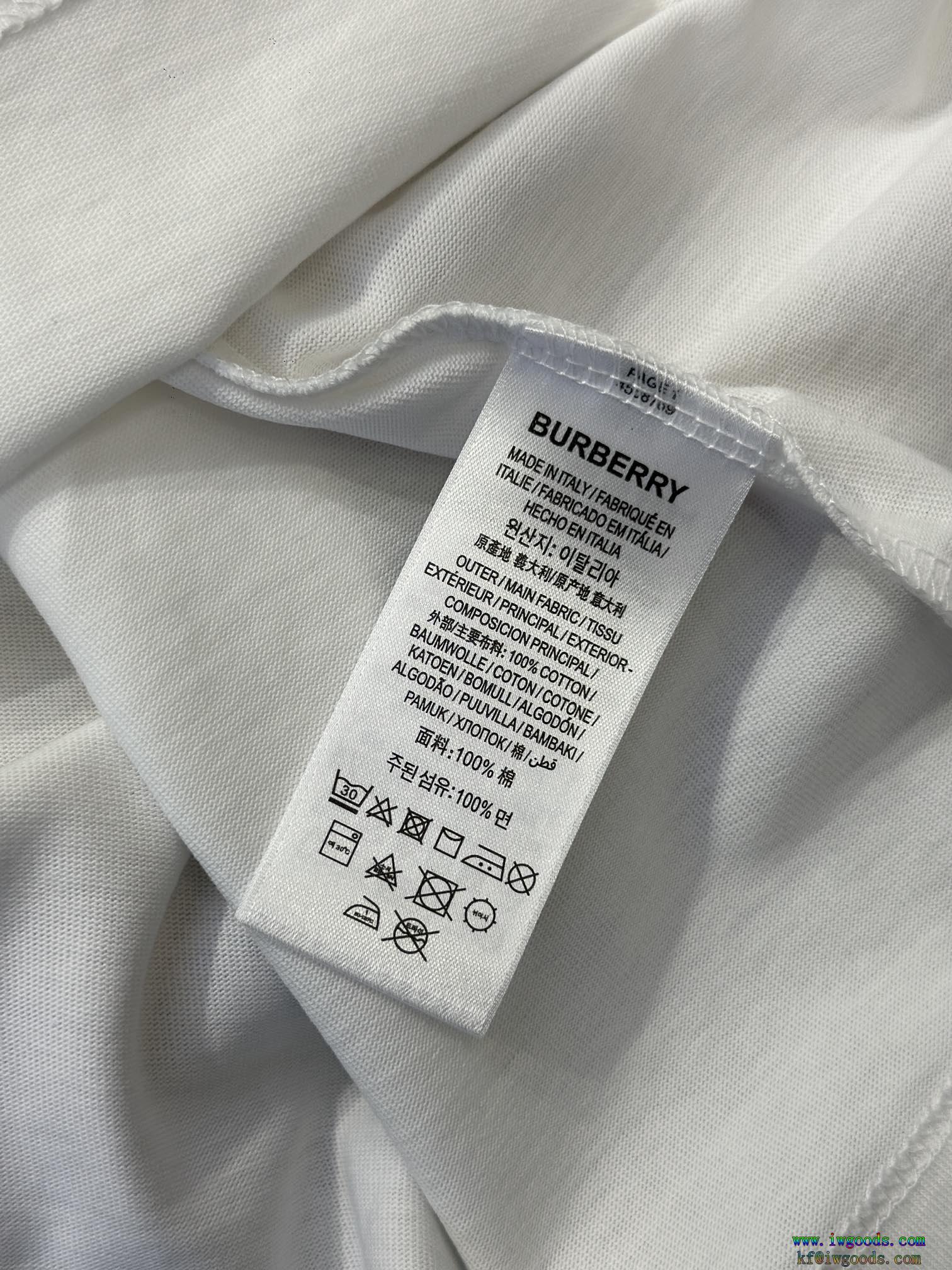 半袖Tシャツ【ユニセックス】人気セール100%新品サラサラの着心地バーバリーBURBERRYスーパー コピー どこで 買える
