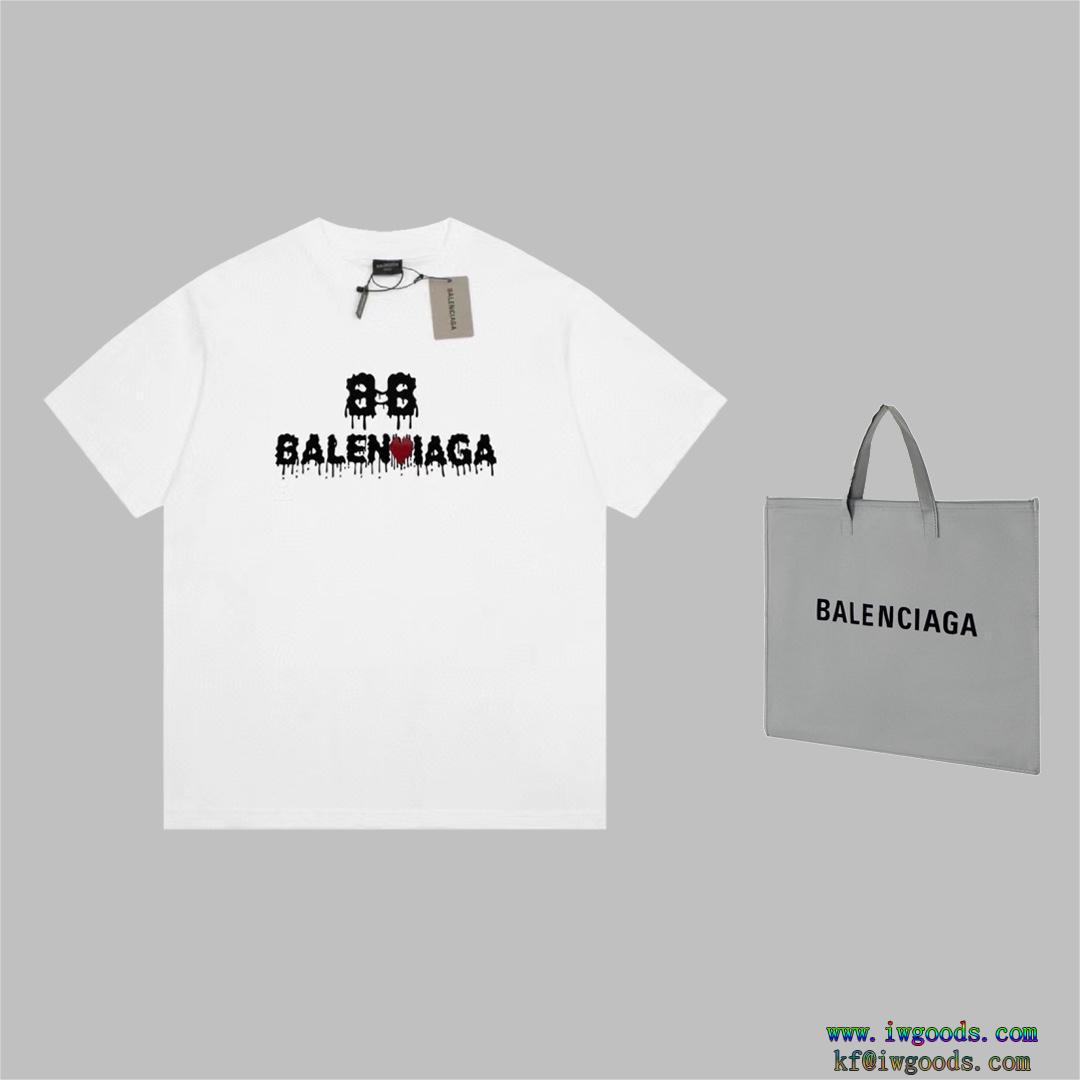バレンシアガBALENCIAGAコピー ブランド 優良先行予約販売きちんと感が強い半袖Tシャツ
