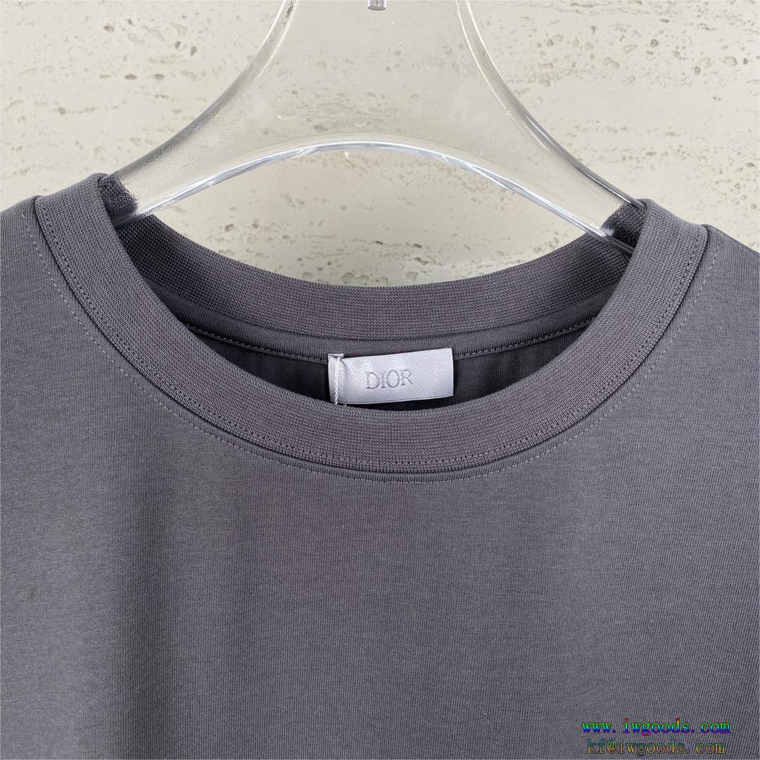 上質なもの2024夏に意外と人気な新作半袖Tシャツ【ユニセックス】ディオールDIOR偽 ブランド 販売