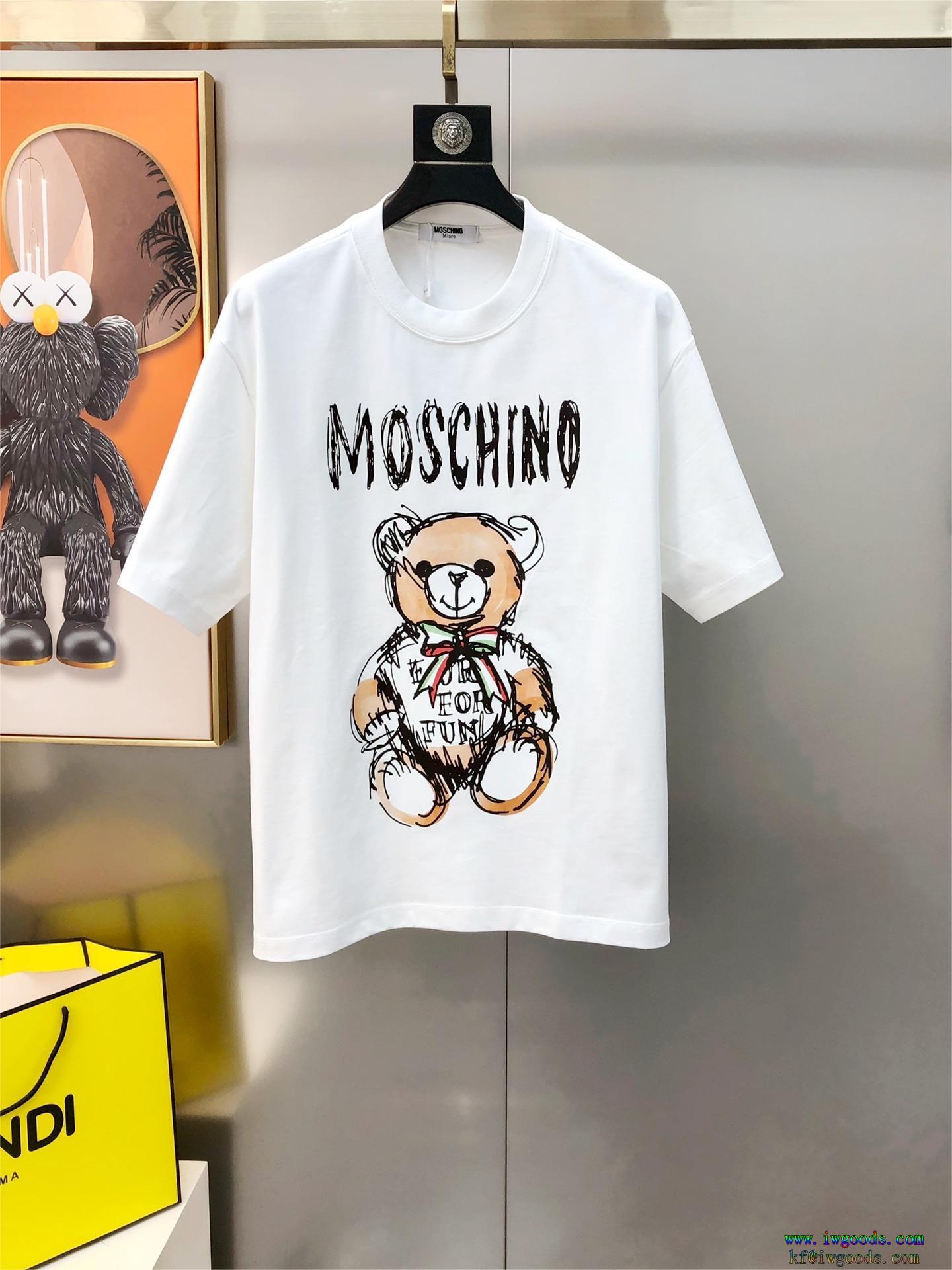 半袖Tシャツ メンズ半袖大人可愛いスタイル夏のいいのアイテムMOSCHINO モスキーノスーパー コピー 販売