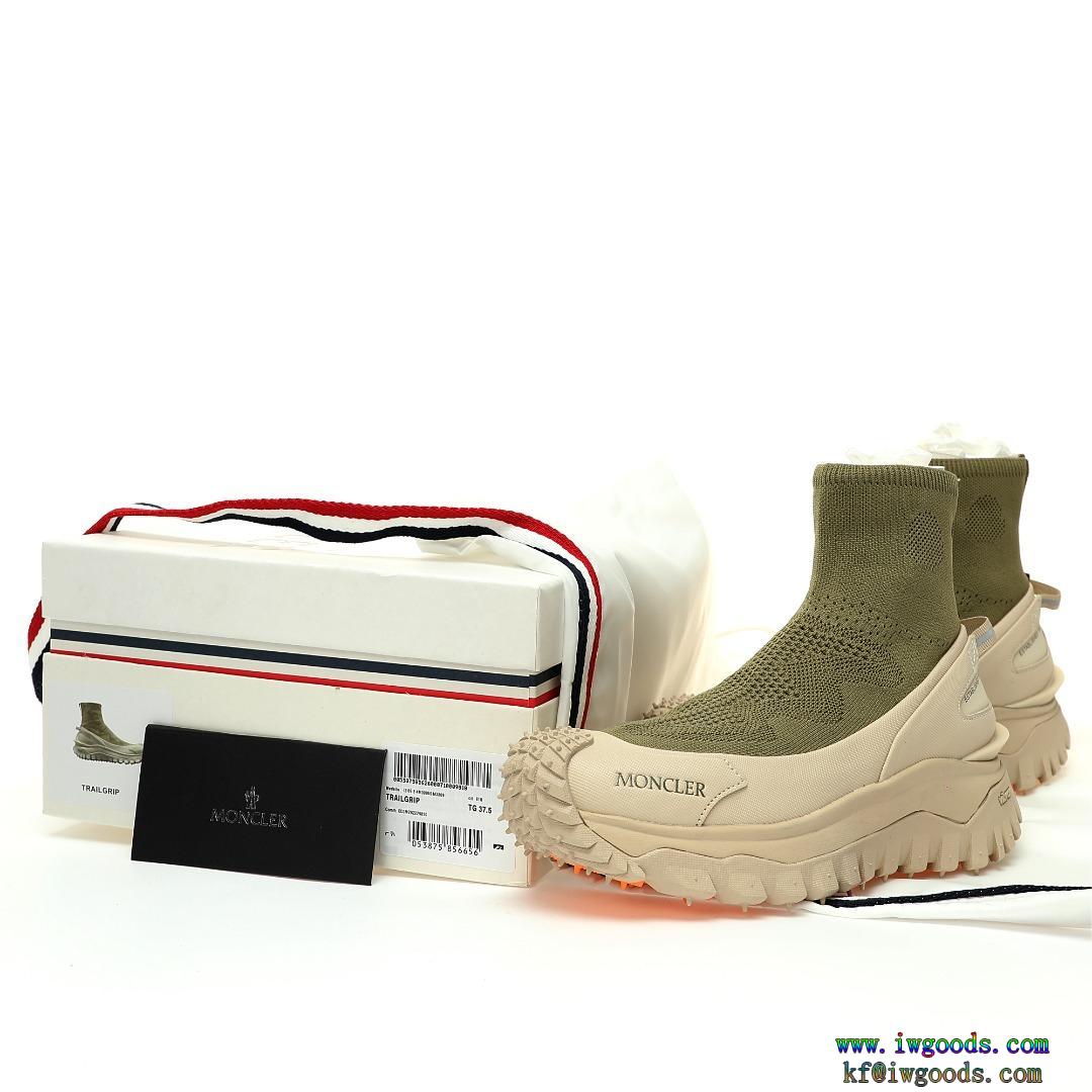 モンクレールMoncler Trailgrip Knit Gore-Tex男女の靴 アウトドア登山用スニーカースーパー コピー ブランド 通販