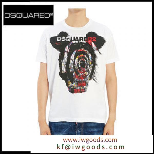 (ディースクエアード コピー品) DSQUARED2 ブランド コピー ロゴプリント Tシャツ 71GD0804 iwgoods.com:7tj0xk