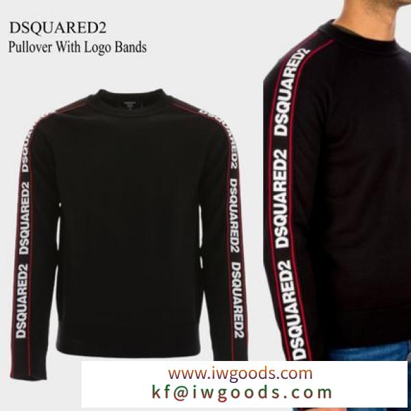 DSQUARED2 ブランドコピー商品 pullover with logo bands iwgoods.com:1k1r9g