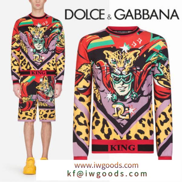 国内発送 DOLCE&Gabbana ブランド コピー◆新作 Super Heroプリント スウェット iwgoods.com:b6pc1v