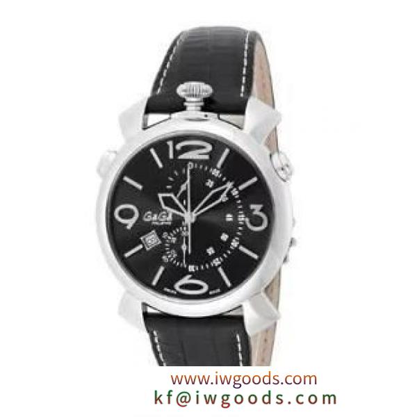ガガ ミラノ MANUALE THIN 5097.01BK 腕時計 ブラック/シルバー iwgoods.com:dacwfg