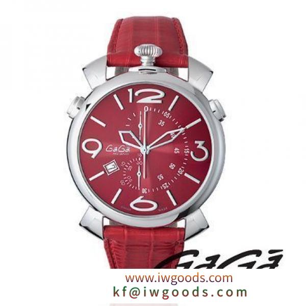 大人気 ☆GaGa Milano 激安スーパーコピー☆ 腕時計 THIN CHRONO 46MM STEEL♪ iwgoods.com:2xa7kt