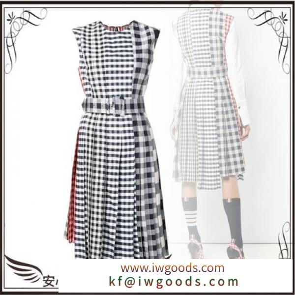 関税込◆Fun-Mix Gingham Check Midi Dress iwgoods.com:gtatzp