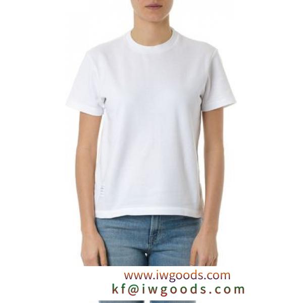 トムブラウン スーパーコピー 代引▽VIPセール White スーパーコピー 代引 コットン ストライプ Tシャツ iwgoods.com:7jw2pg