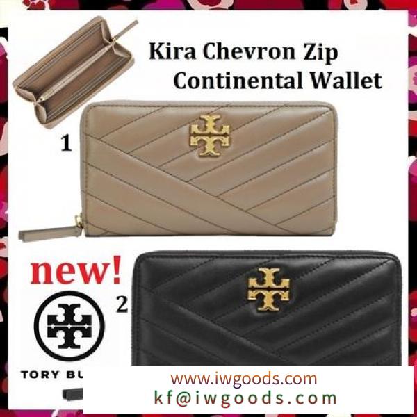 新作 セール Tory Burch 激安コピー Kira Chevron Zip Continental Wallet iwgoods.com:f3x4f6