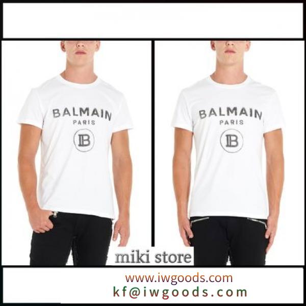 【BALMAIN ブランド 偽物 通販】ロゴTシャツ iwgoods.com:q2prpc