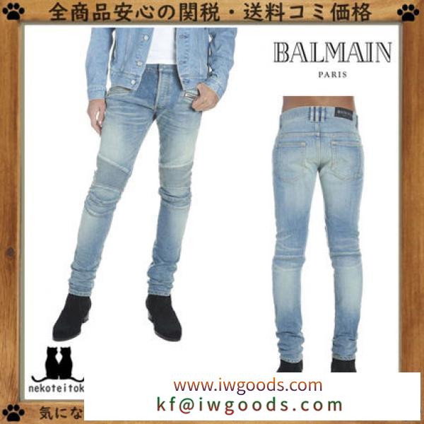 【安心の国内発送】BALMAIN 偽ブランド 'biker' jeans iwgoods.com:3beyzd
