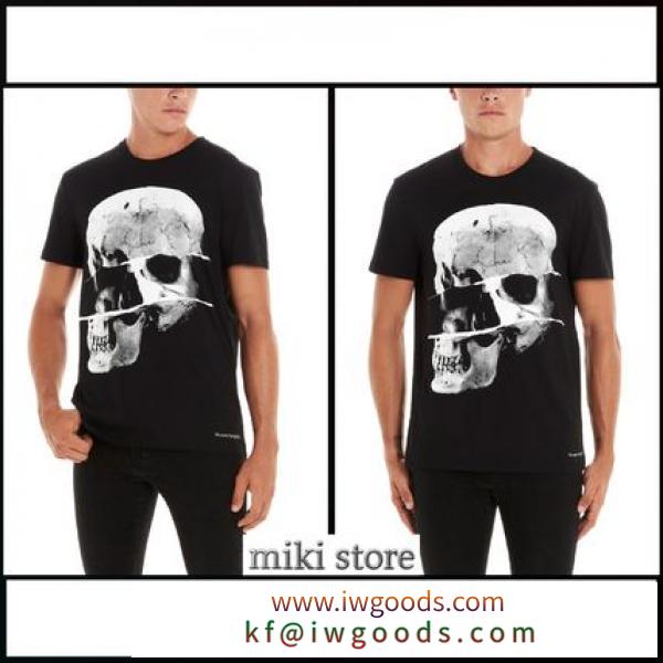 【Alexander mcqueen 激安スーパーコピー】 'skull'Tシャツ iwgoods.com:22nncy