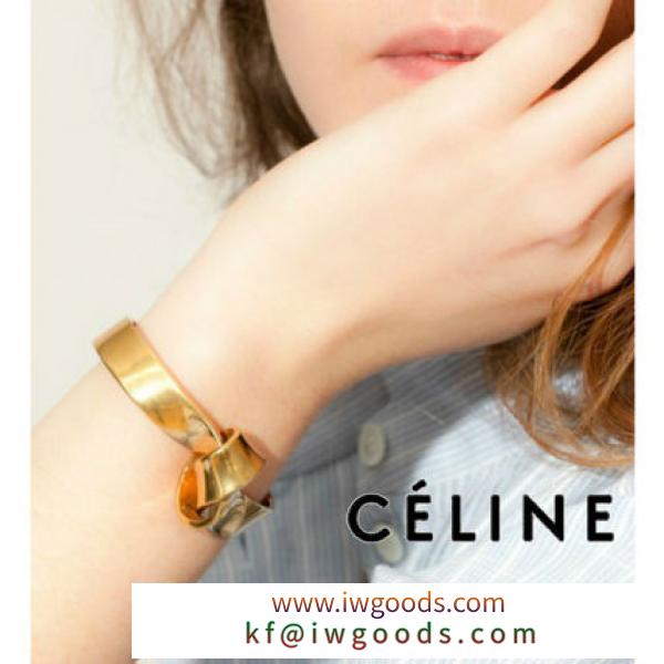 新作入荷♪ CELINE ブランドコピー☆ Knot Flat Bracelet Brass 関税送料込 iwgoods.com:cryxsn