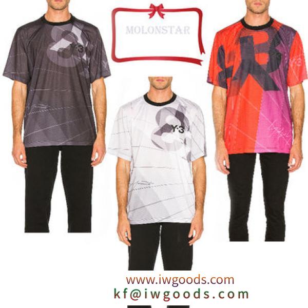 セール関税送料無料！Y-3 ブランド 偽物 通販★フットボールTシャツ 3色 iwgoods.com:xga42b
